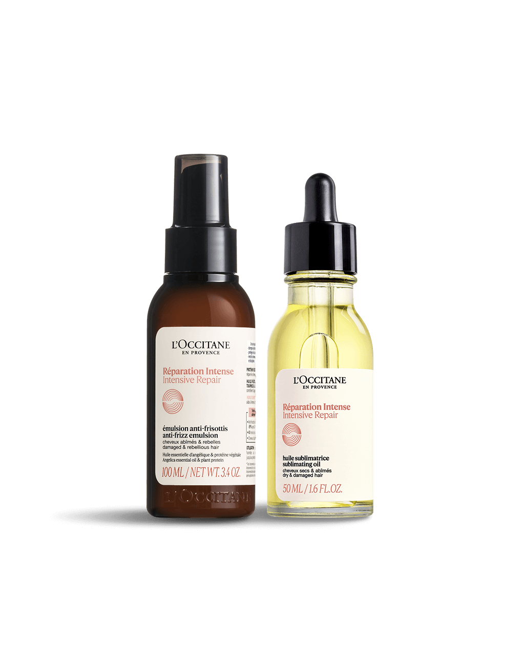 ロクシタン インテンシヴリペア ヘアケアデュオ ヘアオイル ヘアミルク セット : ロクシタン(L\u0027OCCITANE) インテンシヴリペア ヘアオイル