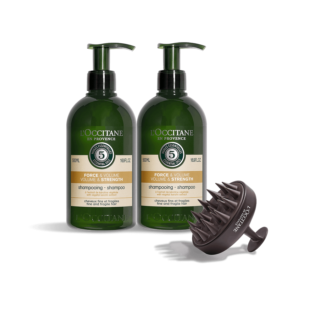 旧処方】ファイブハーブス ボリューム＆ストレングスシャンプー 2本