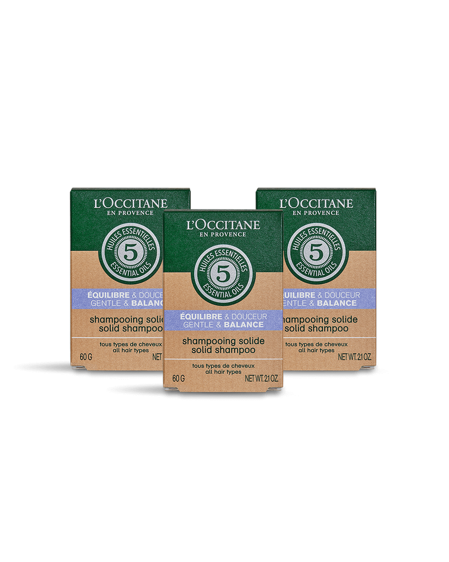 旧処方】ファイブハーブス バランシングソリッドシャンプー 3点セット