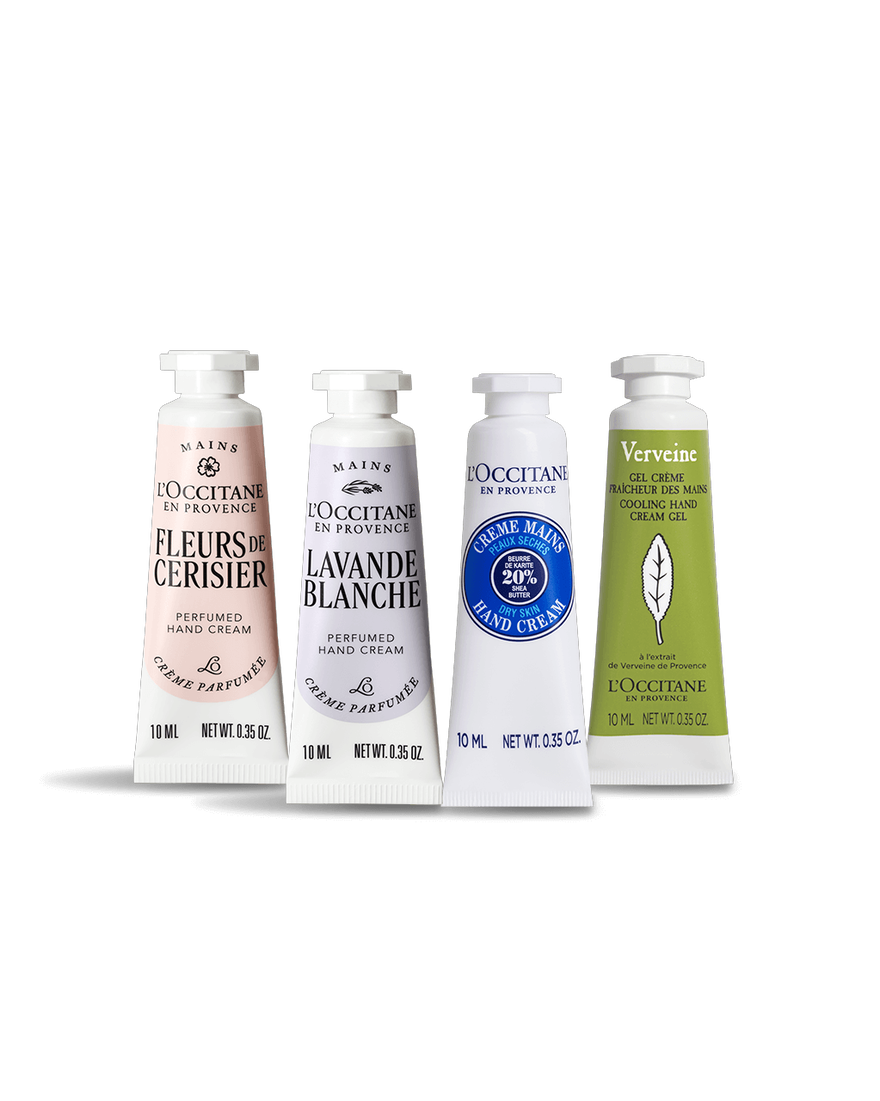 カドー アン フルール 4本｜数量限定キット｜ハンドケア｜ロクシタン