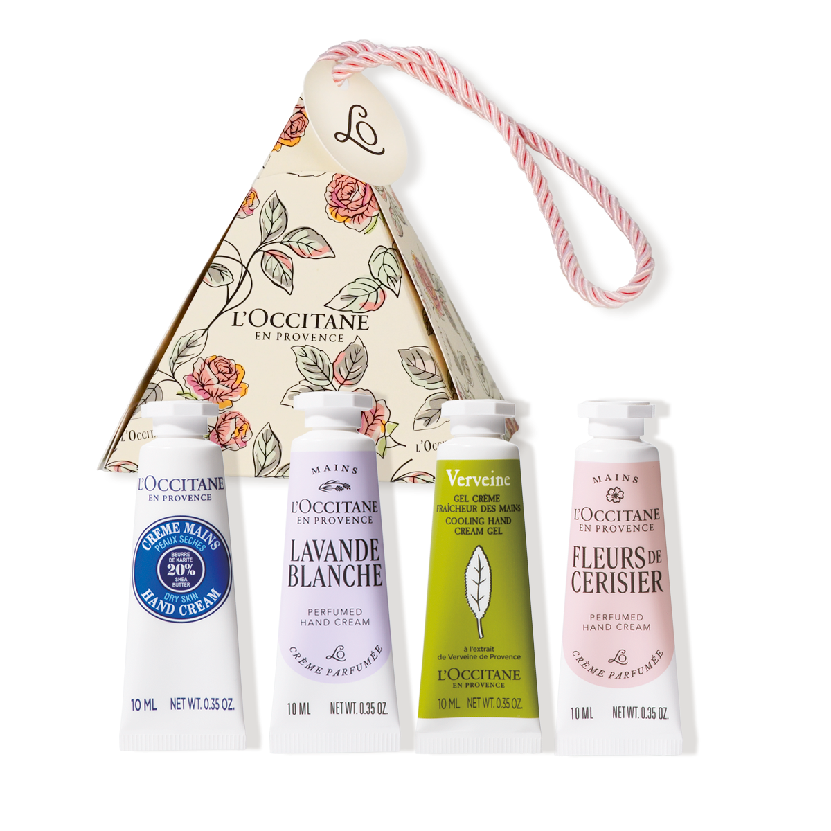 カドー アン フルール 4本｜数量限定キット｜ハンドケア｜ロクシタン