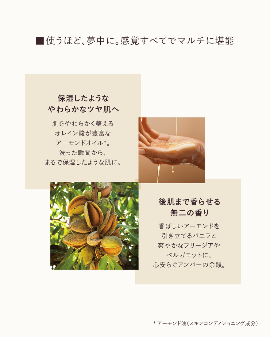 9件中5番目 【世界売上No.1(*1)】アマンドスブリーム シャワーオイル, , JPRECT