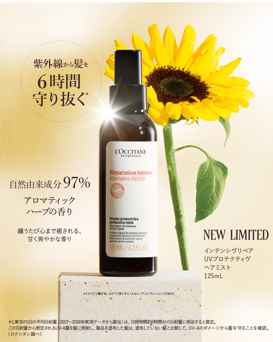インテンシヴリペア UVプロテクティヴ ヘアミスト 125mL｜数量限定