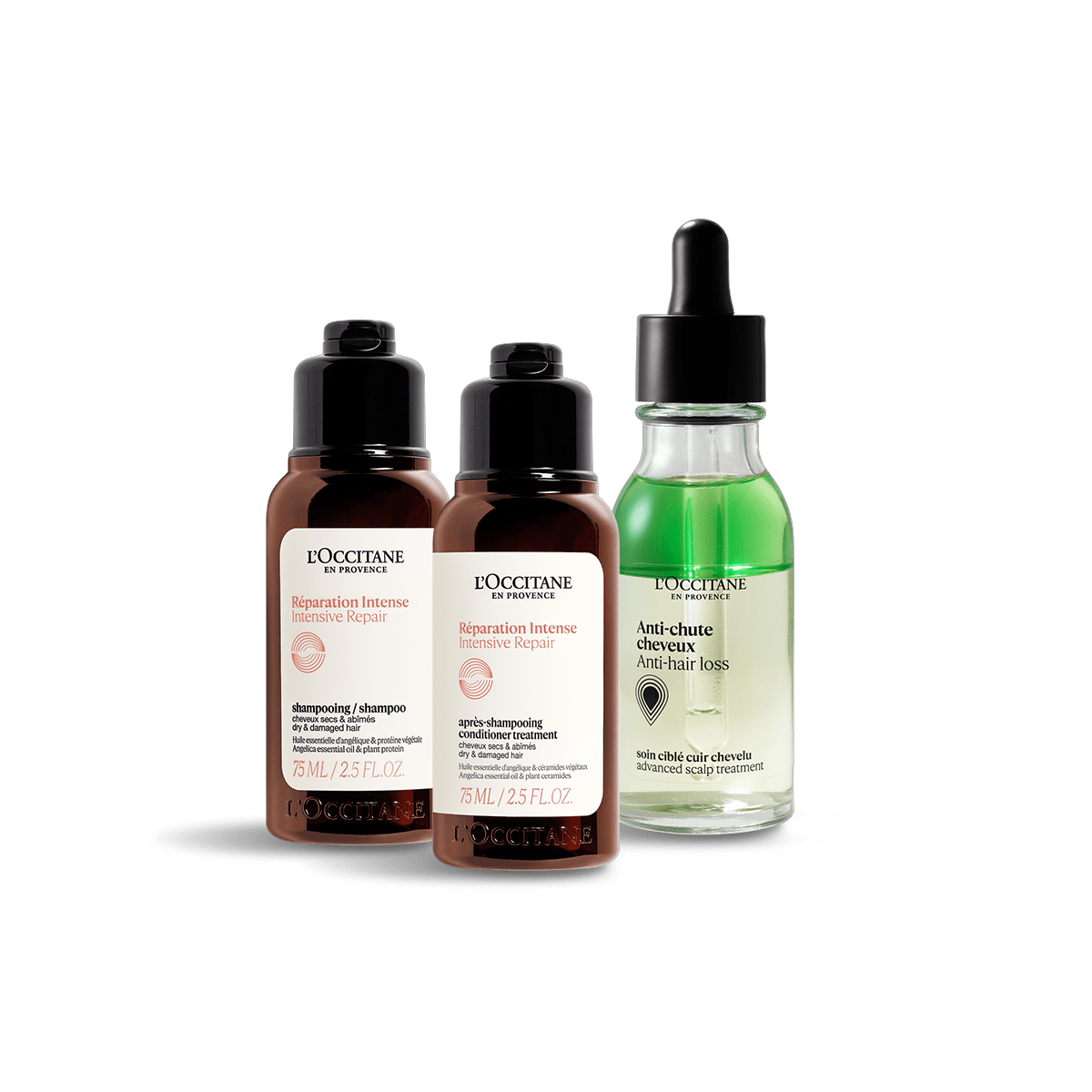 【LOCCITANE】インテンシヴリペア トライアル&アンチヘアロス
