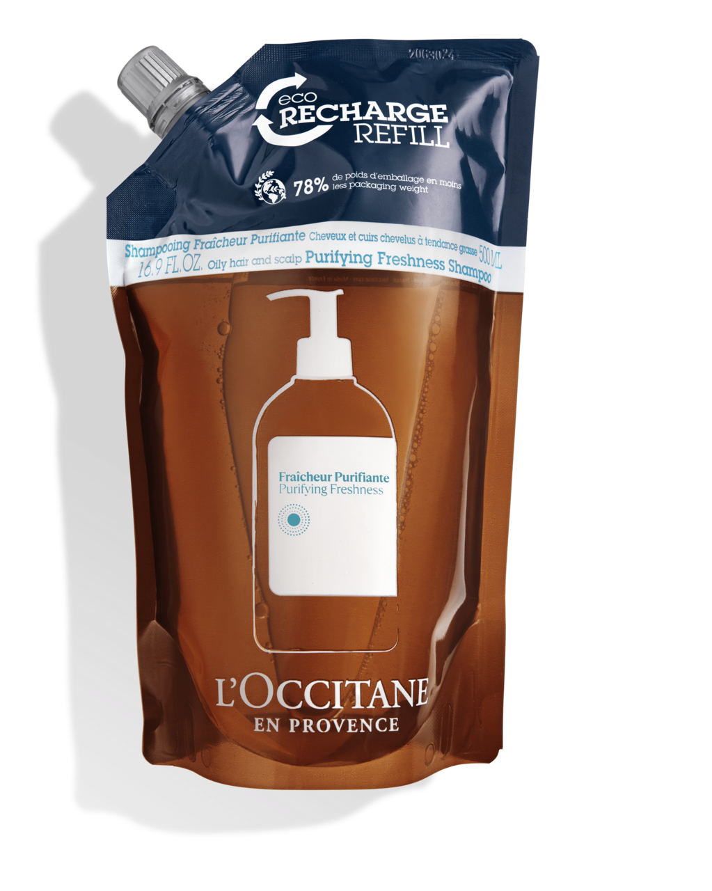 ロクシタン ピュアフレッシュネス シャンプー、コンディショナーレフィル ピュアフレッシュ シャンプー(レフィル) 500mL｜ヘアケア｜ロクシタン