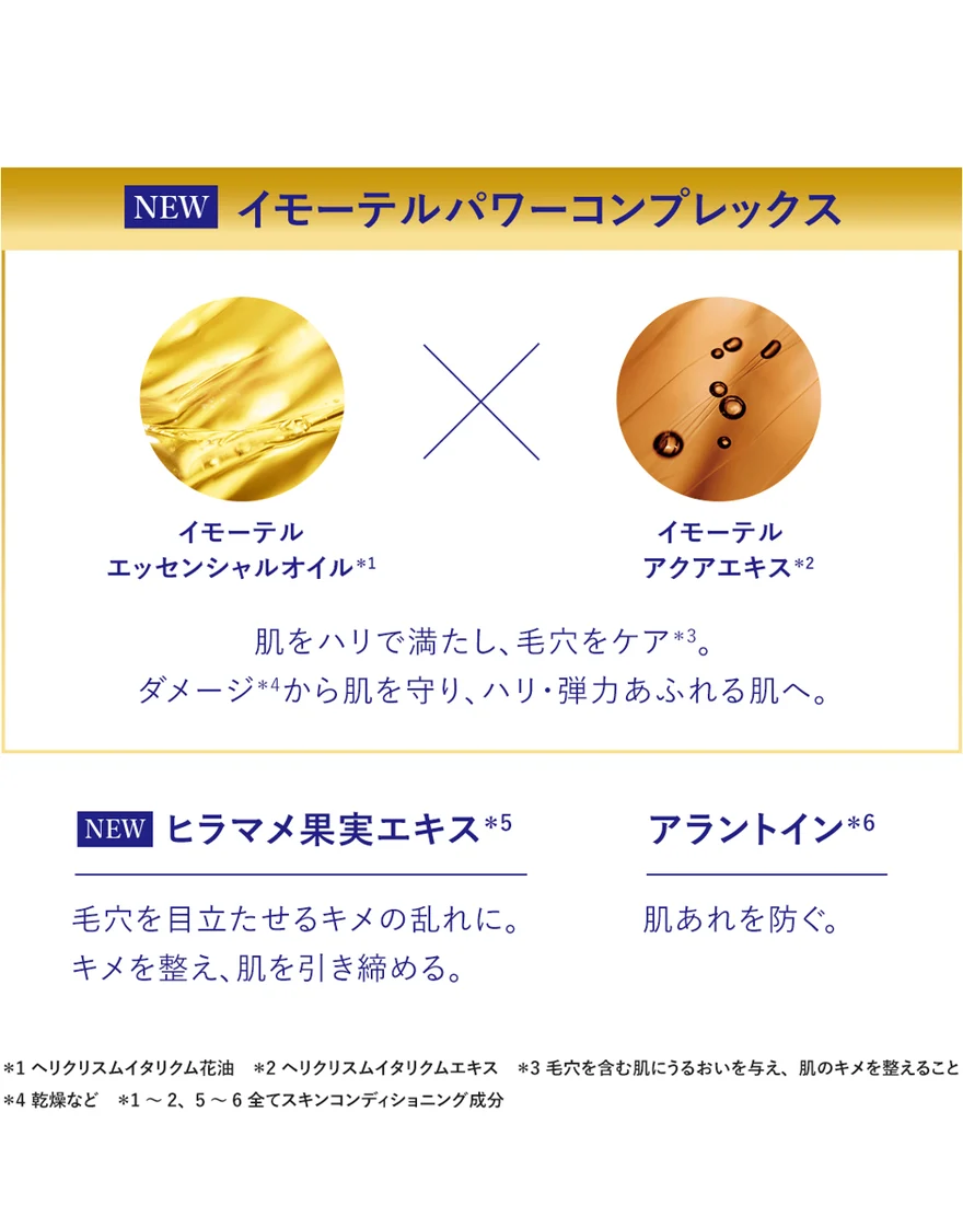 イモーテル クレンジングフォーム＆リセットセラム ボックス入り