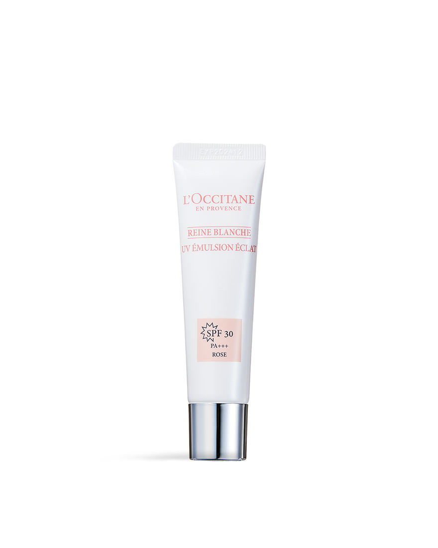 ロクシタン レーヌブランシュ 30ml レーヌブランシュ ブライト二ングUVエマルジョン ローズ SPF30