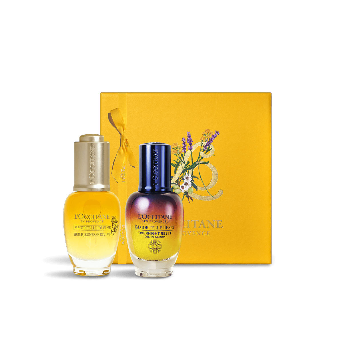 新品L'OCCITANE ロクシタン　イモーテル エキスパートデュオ美容液セット イモーテル エキスパートデュオコフレ｜数量限定キット｜ロクシタン