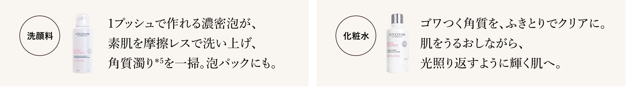 洗顔料 化粧水