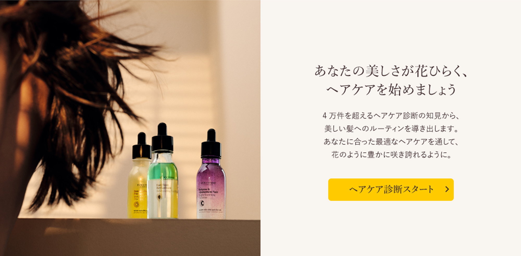 ハーブの力で、1年中満足の美髪へ。ロクシタンの ヘアケア｜ロクシタン