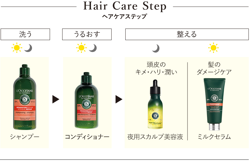 Hair Care Step