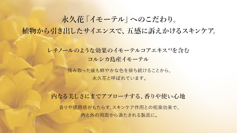 永久花「イモーテル」へのこだわり。