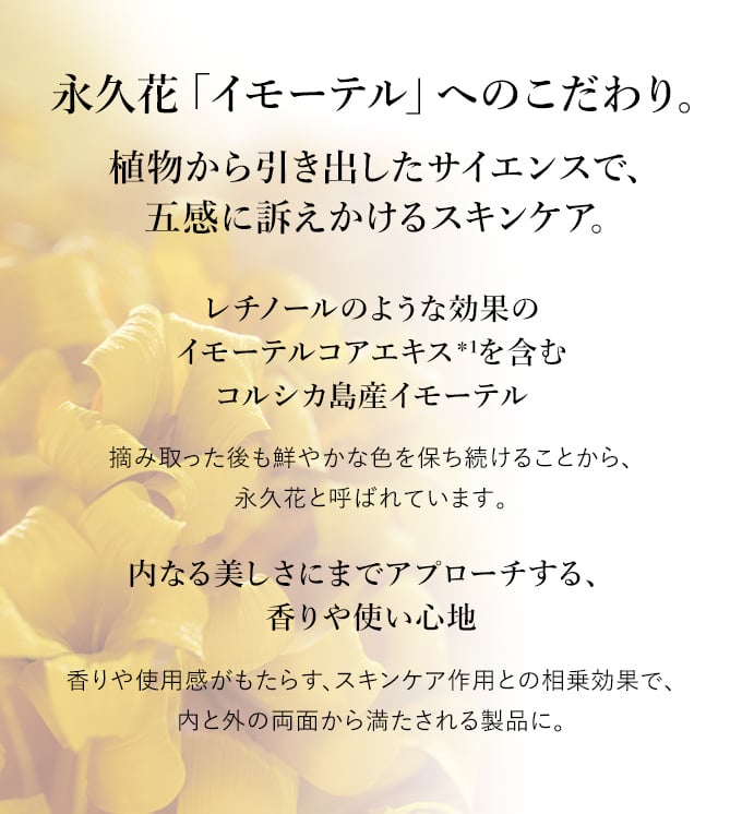 永久花「イモーテル」へのこだわり。