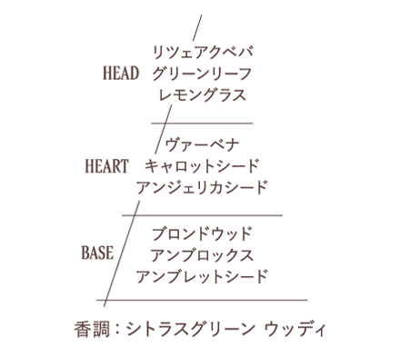 香調：アロマティックシトラス