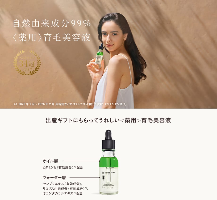 〈薬用〉育毛美容液 アンチヘアロスセラム