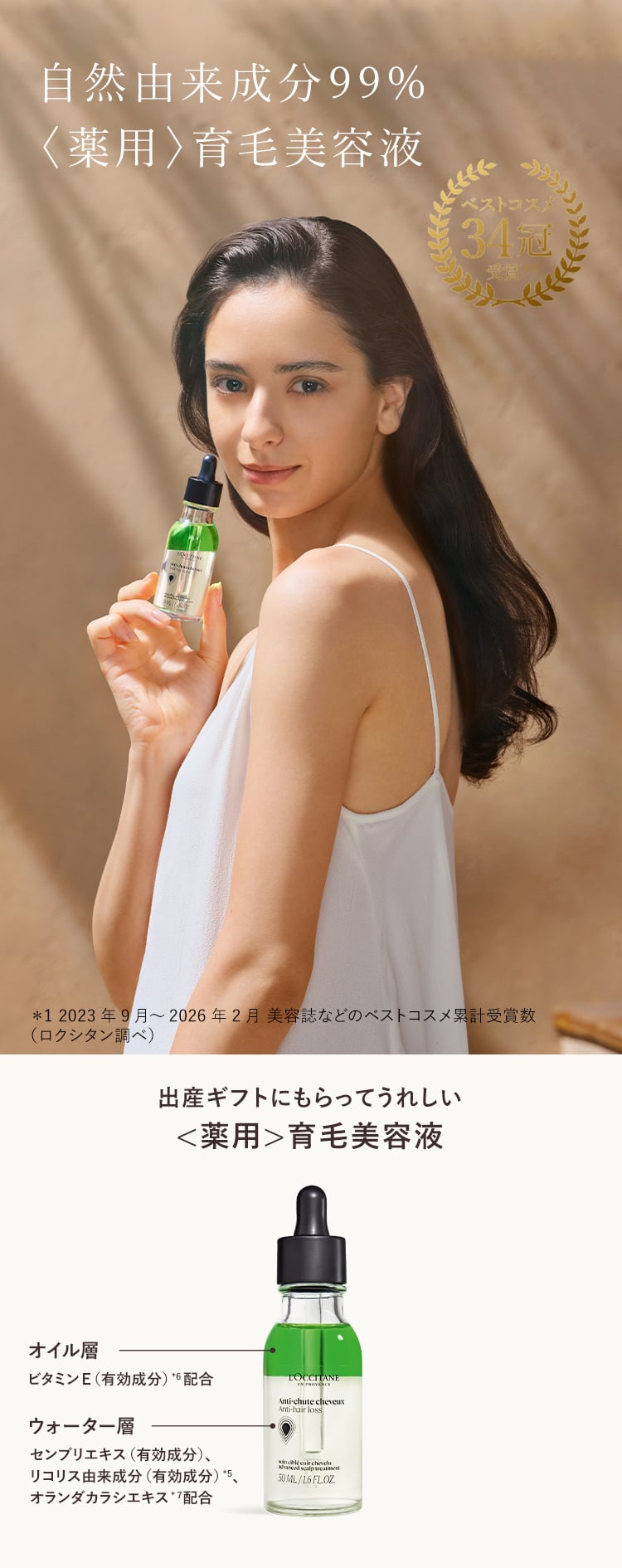 〈薬用〉育毛美容液 アンチヘアロスセラム
