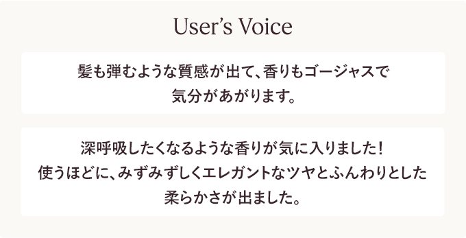 User’s Voice
