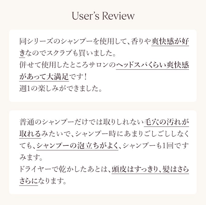 User’s Review