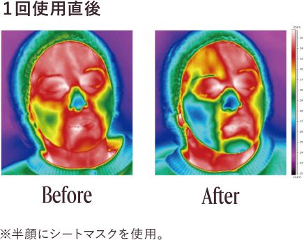 １回使用直後 Before Afterの画像
