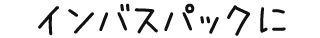 インバスパックに