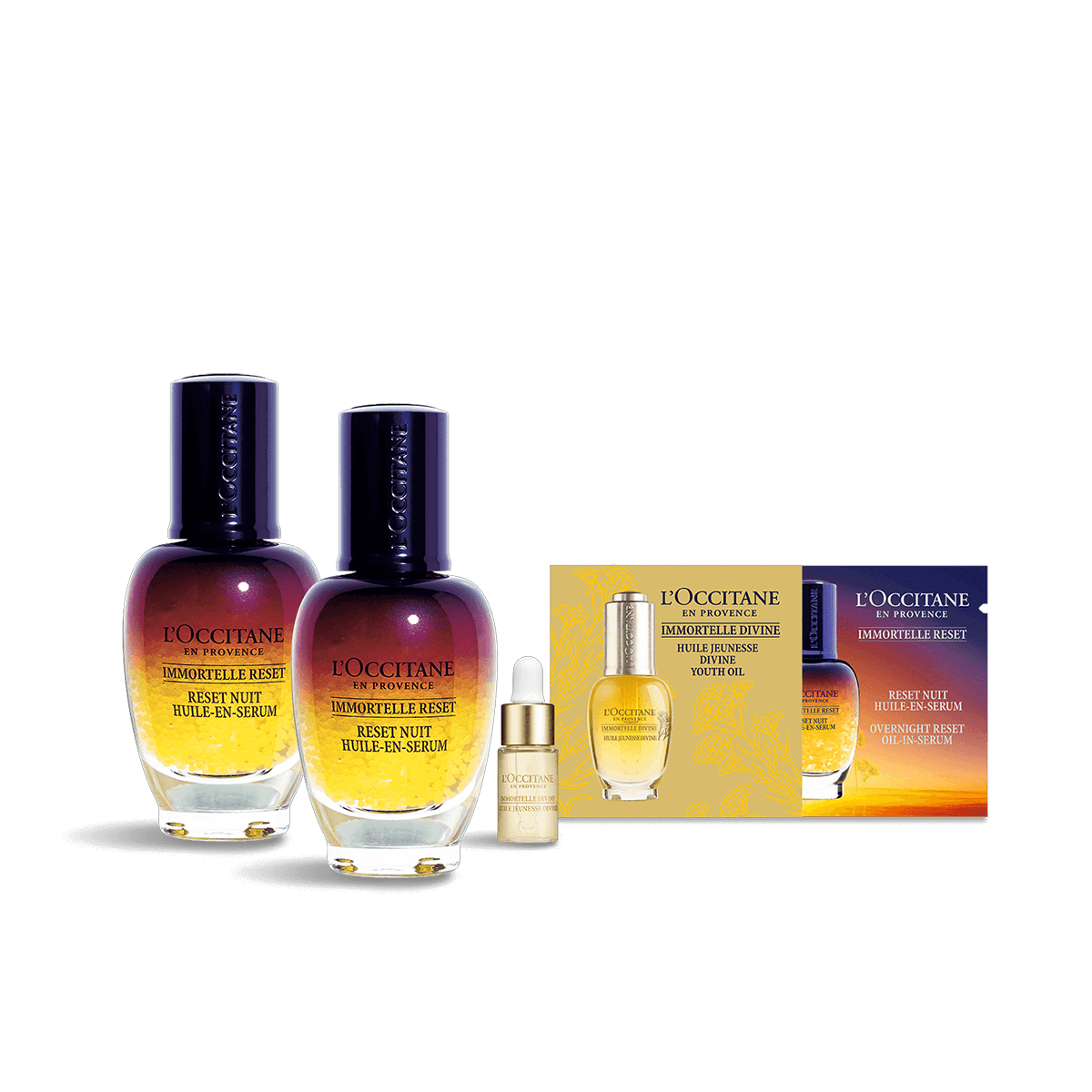 【新品未使用】ロクシタン イモーテルリセットセラム 30mL×2本 国内正規品 イモーテル オーバーナイトリセットセラム 30mL｜スキンケア