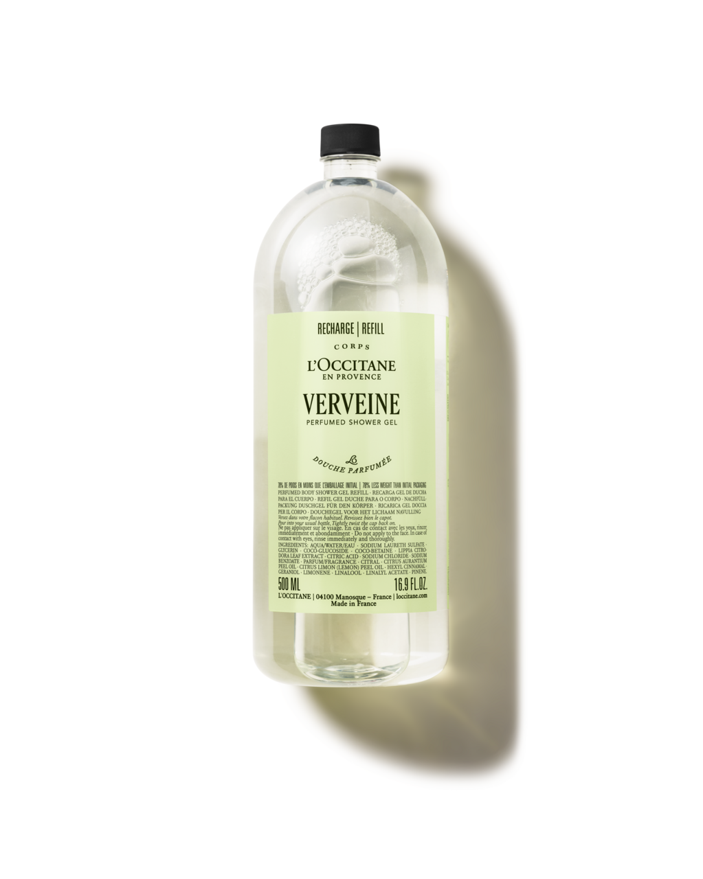 ヴァーベナ シャワージェル(レフィル) 500mL｜ボディケア｜ロクシタン