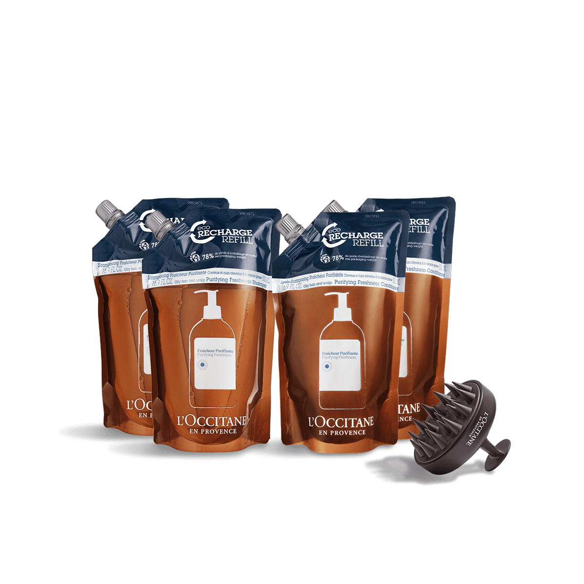 ロクシタン ピュアフレッシュネス　シャンプー　リフェル2本セット ピュアフレッシュ レフィルバリュアブル II｜数量限定キット｜公式通販