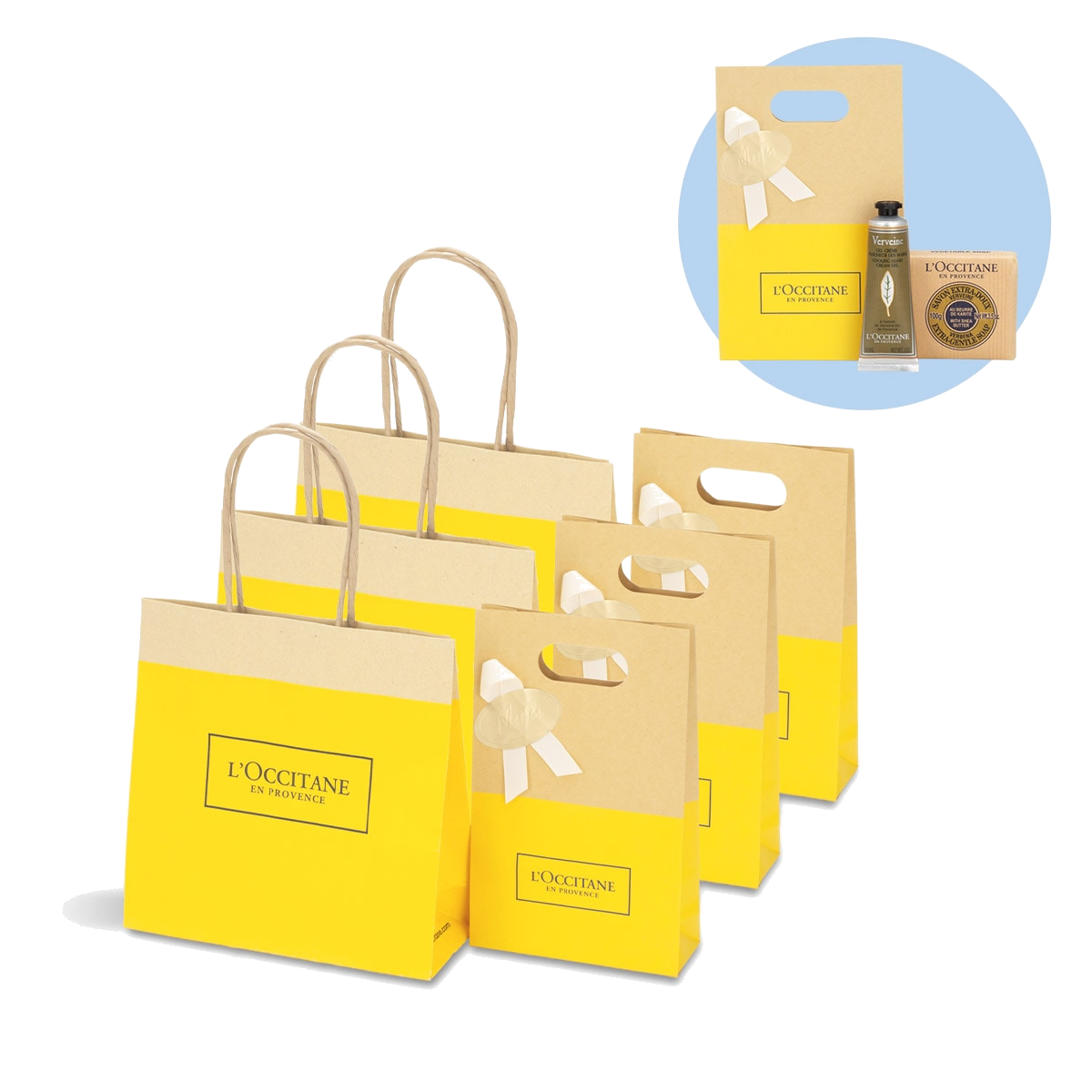 ロクシタン ミニセルフラッピングキット 3枚セット 公式通販限定 ギフト ロクシタン公式通販