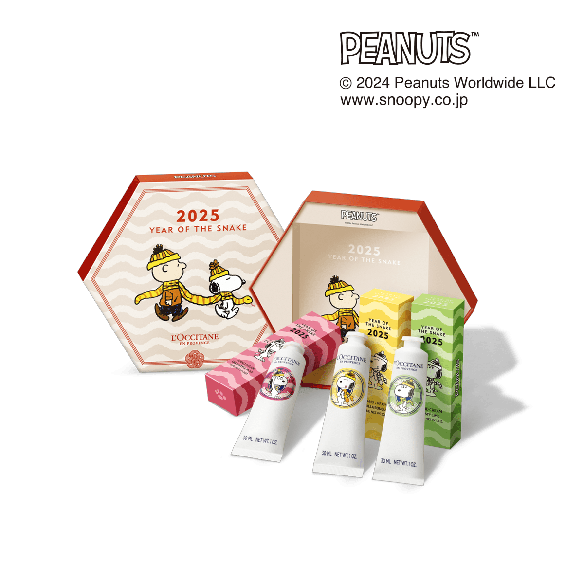 SNOOPY 2025 NEWYEAR シア ハンドトリオ｜数量限定キット｜ハンドケア｜ロクシタン公式通販