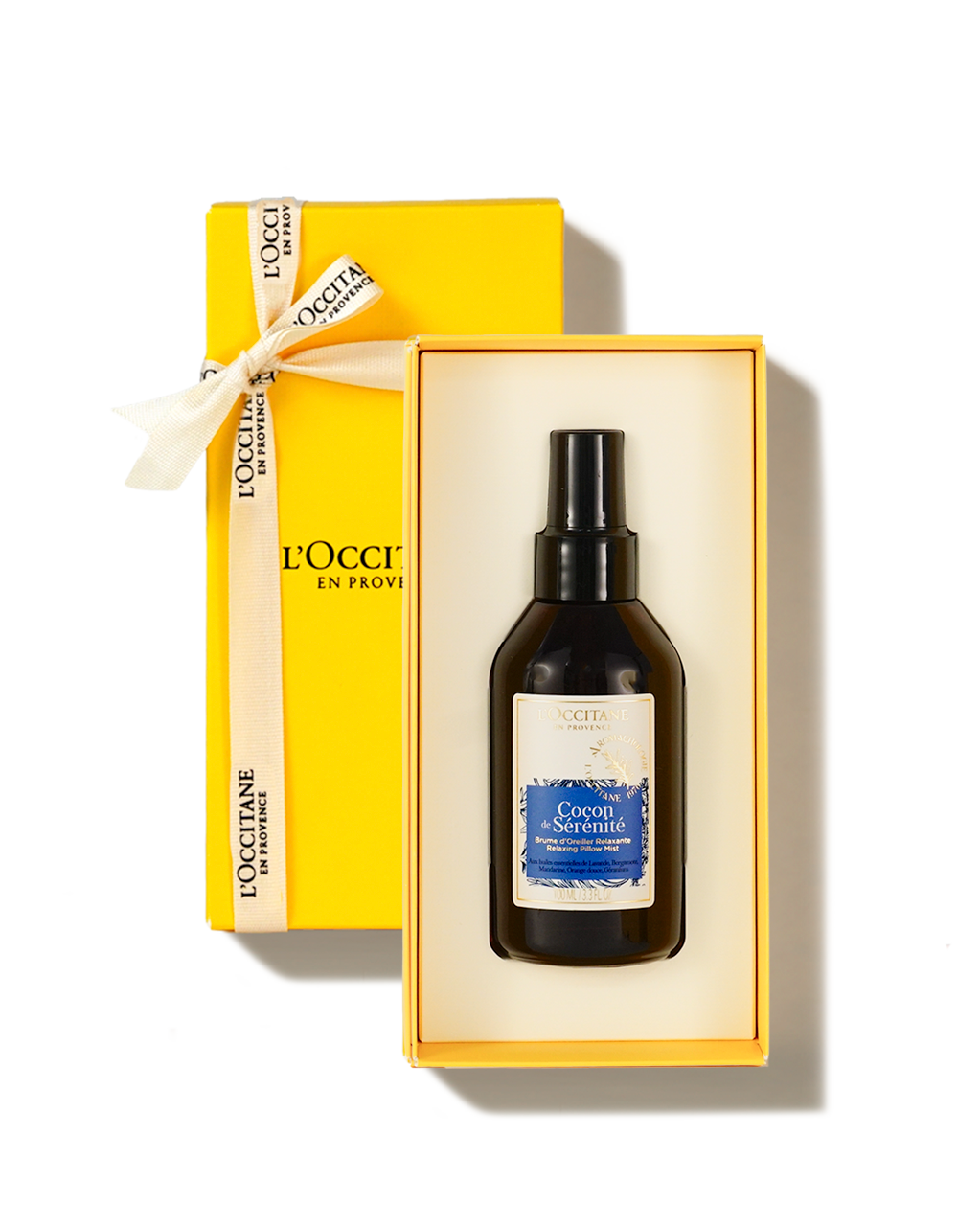 リラックス❗L'Occitane Body Soap＆ ピローミストのセット プロヴァンスアロマ ピローミスト(リラクシング) BOX入り｜WEB限定